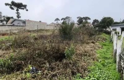 Terreno à venda na rua sergino webber leite, 242, dom rodrigo, são josé dos pinhais por r$ 120.000