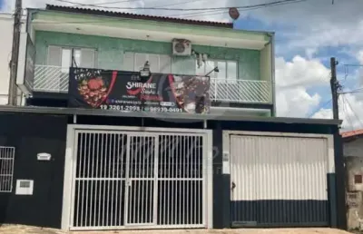 Sobrado com salão comercial no bairro jardim ipaussurama em campinas/sp
