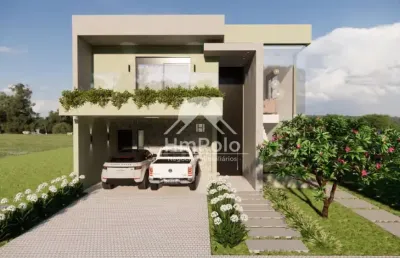 Casa em condomínio em construção à venda com 3 suítes e 4 vagas no swiss park em campinas/sp.