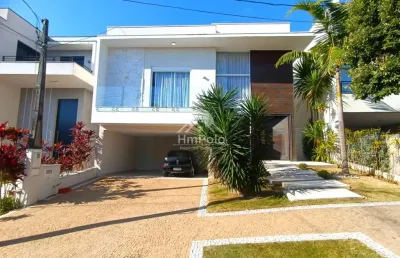 Casa sobrado em condomínio à venda com 4 suítes, 4 vagas de garagem e piscina no swiss park em campinas - são paulo