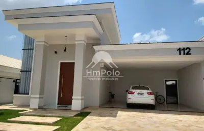 Casa terrea no condomínio villa lobos em paulinia - sp