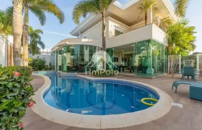 Casa com 4 suítes 6 banheiros 6 vagas a venda no alphaville dom pedro em campinas-sp