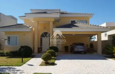 Casa à venda com 560m² no condomínio alphaville dom pedro campinas/sp