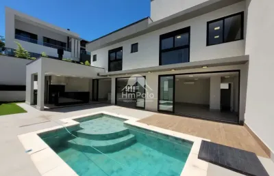 Casa com 4 suítes 6 banheiros e 4 vagas a venda no alphaville dom pedro em campinas/sp