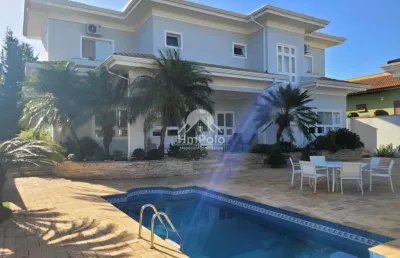 Casa sobrado em condomínio com 3 suítes 6 banheiros 4 vagas à venda no alphaville campinas/sp