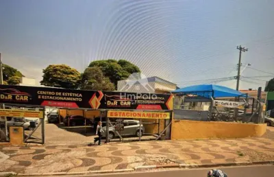 Terreno comercial com estrutura de estacionamento, 3 banheiros e 1 sala no bairro chapadão, campinas/sp