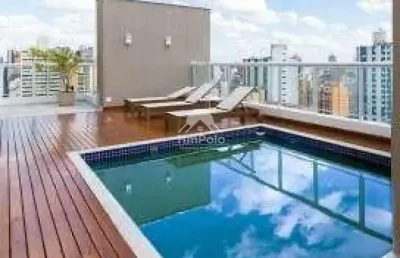 Apartamento mobiliado à venda na vila itapura/centro com 1 quarto 1 garagem em campinas/sp