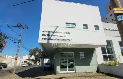 Prédio comercial de esquina com area construída de 160 m² para locação e venda na vila itapura, em campinas/sp.