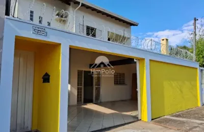 Casa 4 dormitórios, 2 vagas de garagem e  edícula para locação no jardim boa esperança em campinas/sp