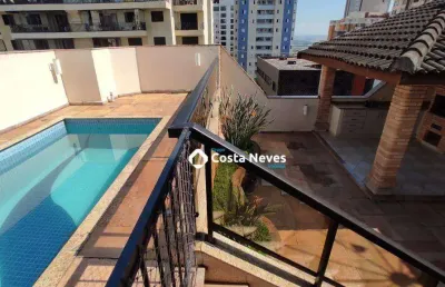 Cobertura com 4 dormitórios, 262 m² - venda por r$ 2.500.000,00 ou aluguel por r$ 10.000,00/mês - jardim aquarius - são josé dos campos/sp