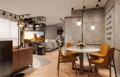 The first studio edifício de apartamento, lançamento no villa branca,41m²