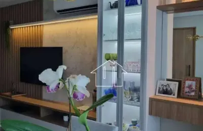 Apto 3 dorms, 2 suítes, 105 m², todo planejado e reformado, 2 vagas no jardim aquarius