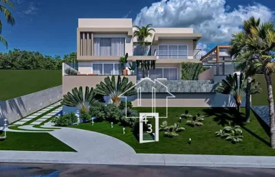 Casa com 4 dormitórios à venda, 500 m² por r$ 6.800.000,00 - condomínio reserva do paratehy - são josé dos campos/sp