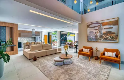 Casa com 4 dormitórios à venda, 600 m² por r$ 8.500.000,00 - condomínio reserva do paratehy - são josé dos campos/sp