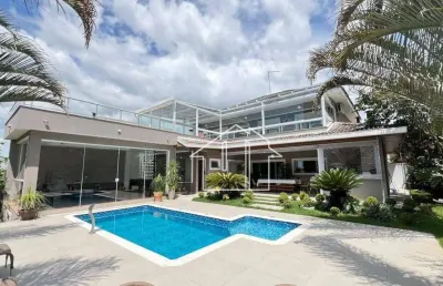 Casa com 4 dormitórios, 400 m² - venda por r$ 4.190.000,00 ou aluguel por r$ 19.280,00/mês - condomínio reserva do paratehy - são josé dos campos/sp