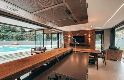 Casa com 5 dormitórios à venda, 700 m² por r$ 12.690.000,00 - condomínio chácara serimbura - são josé dos campos/sp