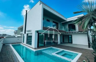 Casa com 4 dormitórios à venda, 405 m² por r$ 4.500.000,00 - urbanova - são josé dos campos/sp
