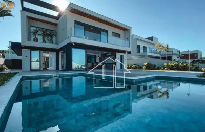 Casa com 4 dormitórios à venda, 471 m² por r$ 5.600.000,00 - condomínio reserva do paratehy - são josé dos campos/sp