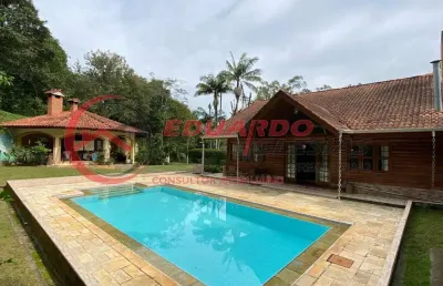 Casa em condomínio para venda em mairiporã, jardim cinco lagos de santa maria, 5 dormitórios, 1 suíte, 5 banheiros, 5 vagas