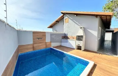 Casa com 2 quartos à venda no bopiranga, itanhaém  por r$ 320.000