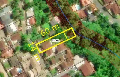 Terreno 865m2 - velha - transversal rua dos caçadores