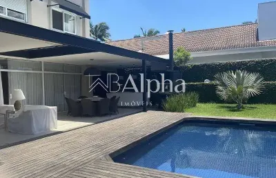 Casa mobiliada para locação no residencial alphaville 2 em barueri - sp