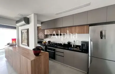 Apartamento mobiliado para locação no condomínio oka mamoré em alphaville - sp