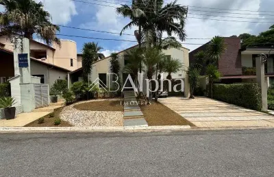 Casa mobiliada para locação no residencial alphaville 2 em barueri - sp