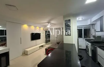 Apartamento à venda em barueri-sp, sítio tamboré alphaville: 1 quarto, 1 sala, 1 banheiro, 1 vaga, 50m² de área.