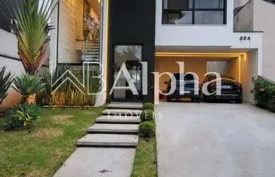 Casa mobiliada para locação e venda no condomínio new ville em santana de parnaíba - sp