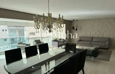 Apartamento mobiliado para locação no condomínio splendore em alphaville - sp