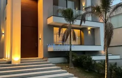Casa de alto padrão à venda no condomínio tamboré 10 em santana de parnaíba - sp