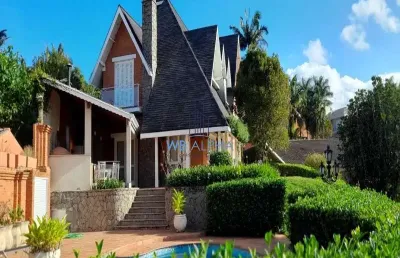Imóvel de luxo em condomínio: casa 4 quartos, 2 suítes, 3 salas, 5 banheiros em cotia-sp, bairro são paulo ii. aproveite!
