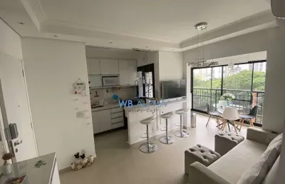 Apartamento mobiliado para locação e venda no condomínio piscine home resort em osasco - sp
