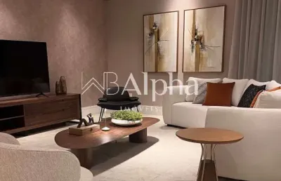 Apartamento mobiliado para locação e venda no condomínio canvas em alphaville - sp