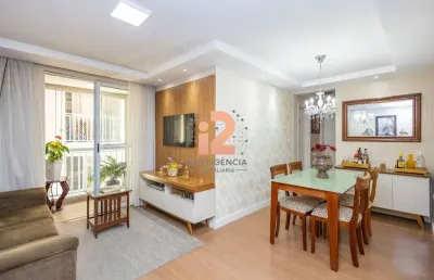 Apartamento com 3 quartos à venda na rua waldemiro ry, 838, novo mundo, curitiba por r$ 480.000