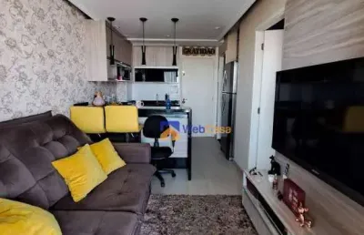 Apartamento com 1 dormitório à venda, 33 m² por r$ 330.000,00 - jardim santa teresinha - são paulo/sp
