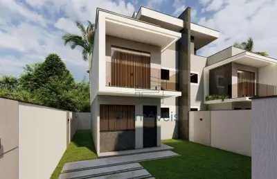 Casa com 3 dormitórios à venda, 120 m² por r$ 599.000,00 - jardim mariléa - rio das ostras/rj