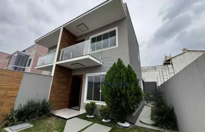 Casa com 2 dormitórios à venda, 88 m² por r$ 420.000,00 - mariléa chácara - rio das ostras/rj