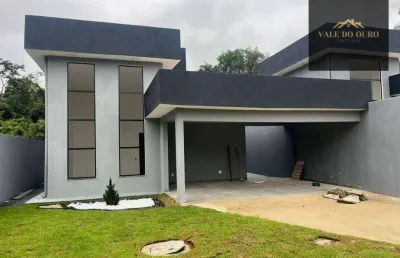 Casa com 3 dormitórios à venda, 180 m² por r$ 520.000 - floresta encantada - esmeraldas/mg