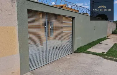 Casa com 2 dormitórios à venda, 60 m² por r$ 150.000 - mirante palmital - esmeraldas/mg