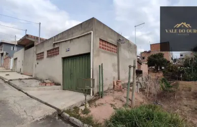 Casa com 2 dormitórios para alugar, 150 m² por r$ 800,00/mês - belvedere - ribeirão das neves/mg