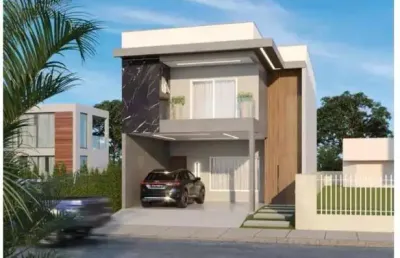 Excelente casa de 3 quartos sendo 1 suíte no delta ville - biguaçú. - ca1497