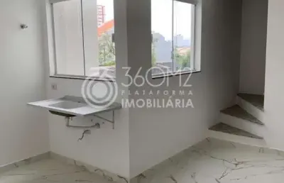 Cobertura para venda em santo andré, santa maria, 2 dormitórios, 1 suíte, 3 banheiros, 2 vagas