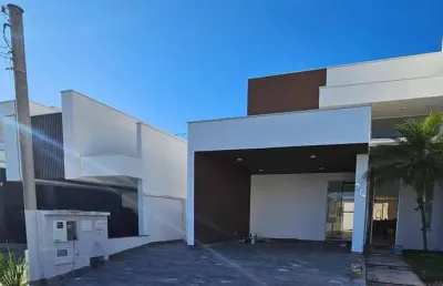 Casa 03 domitórios com 3 suítes no condomínio ibiti reserva