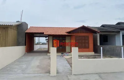 Casa com 2 dormitórios à venda por r$ 250.000,00 - santa helena  - balneário arroio do silva/sc