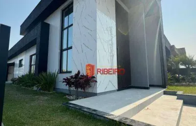 Casa alto padrão com piscina, 3 dormitórios à venda, 166 m² por r$ 980.000 - coloninha - araranguá/sc