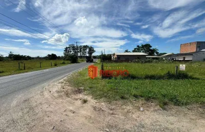 Terreno de esquina à venda, 209 m² por r$ 100.000 - lagoão - araranguá/sc
