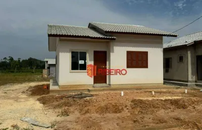 Casa com 2 dormitórios à venda, 55 m² por r$ 220.000,00 - coloninha - araranguá/sc