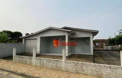Casa com 2 dormitórios com amplo terreno, 140m²- à venda por r$192.000,00 - polícia rodoviária - araranguá/sc